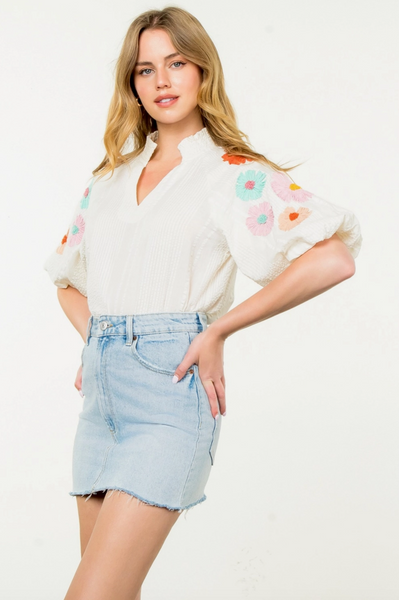 Maya Top -- Cream