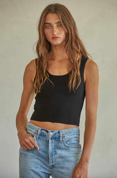 Mardi Top -- Black