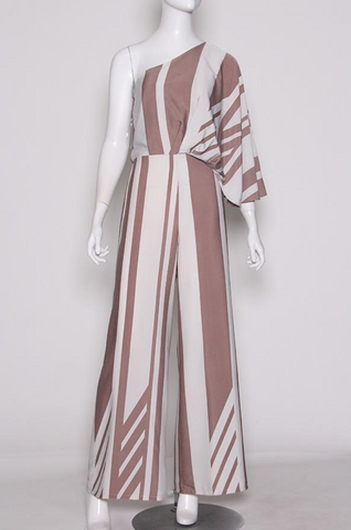 Siena Jumpsuit -- Taupe