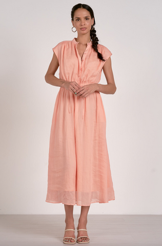 Carrie Dress -- Peach