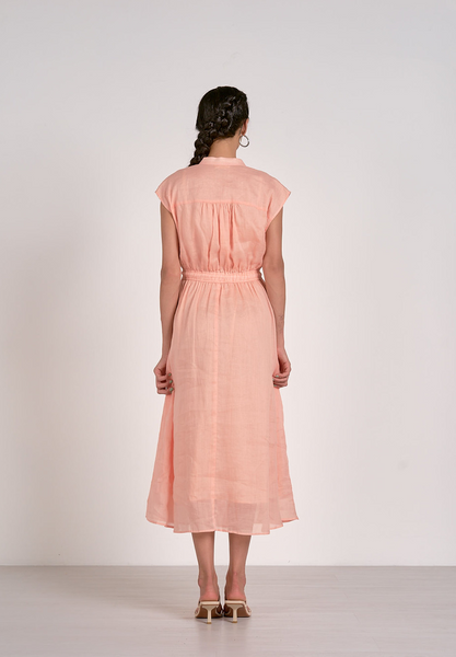 Carrie Dress -- Peach