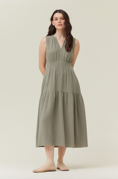 Meghann Dress -- Dry Sage