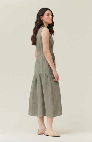 Meghann Dress -- Dry Sage