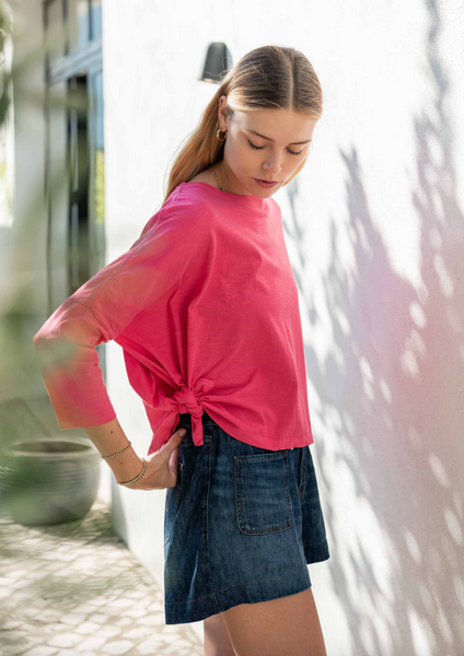 Catalina Tee -- Raspberry