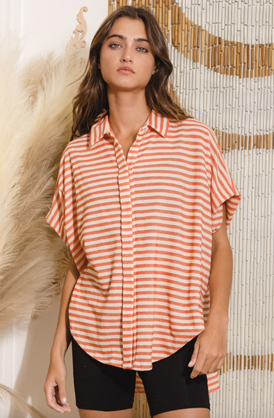 Lucy Top -- Coral