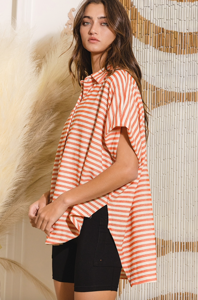 Lucy Top -- Coral