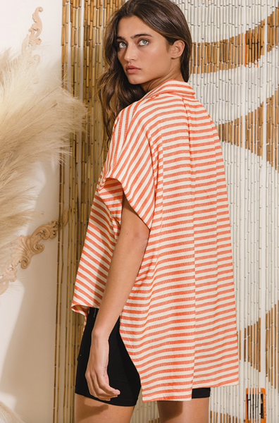 Lucy Top -- Coral