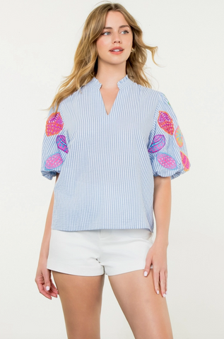 Vicky Top -- Blue