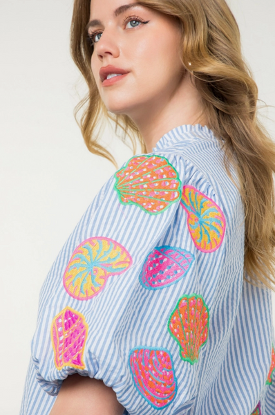 Vicky Top -- Blue