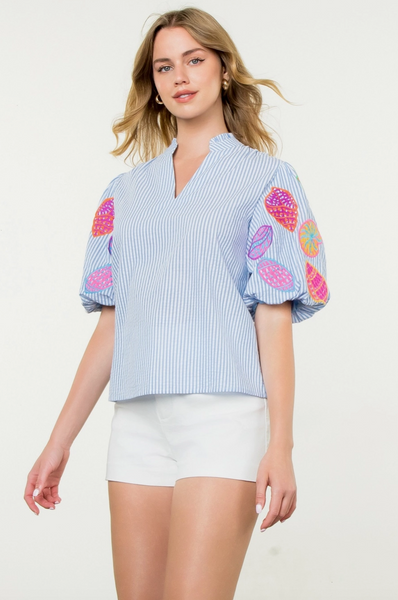 Vicky Top -- Blue