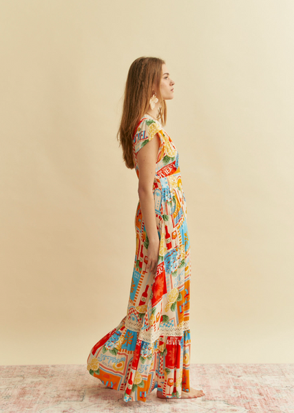 Tabitha Dress -- Sun Lounger