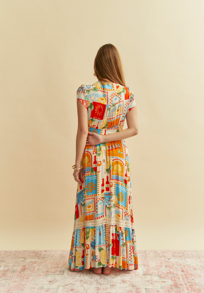 Tabitha Dress -- Sun Lounger