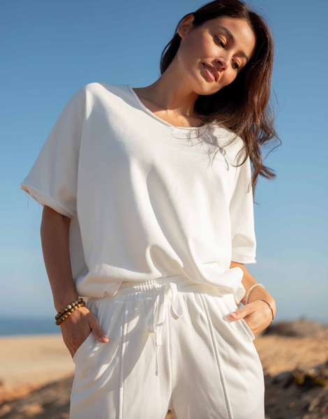 Frenchie Top -- White