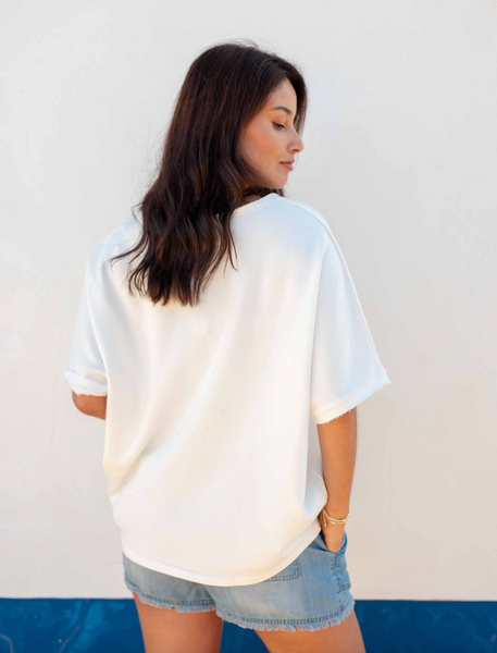 Frenchie Top -- White