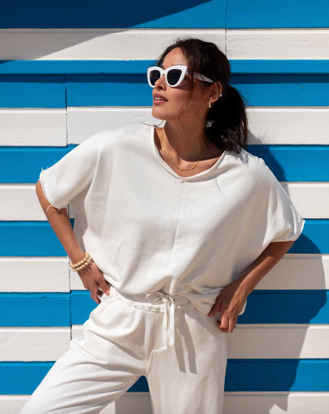 Frenchie Top -- White