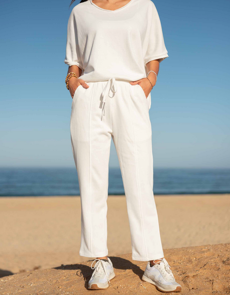 Frenchie Top -- White