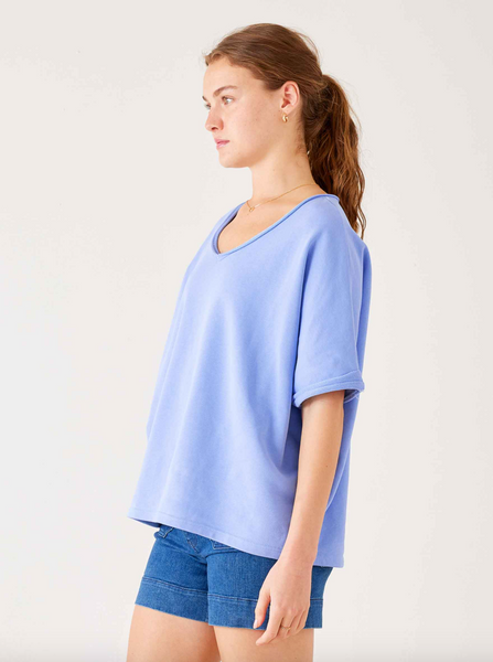 Frenchie Top -- Periwinkle