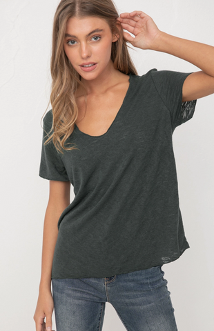 Dax Tee -- Pewter