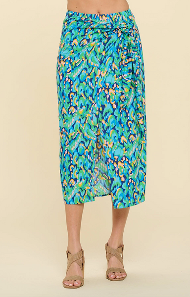 Mae Skirt -- Tribal Blue