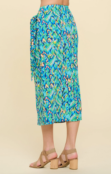 Mae Skirt -- Tribal Blue