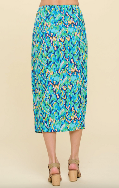 Mae Skirt -- Tribal Blue