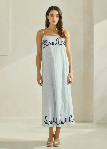 Adore You Dress -- Ivory Sky