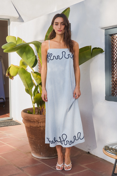 Adore You Dress -- Ivory Sky