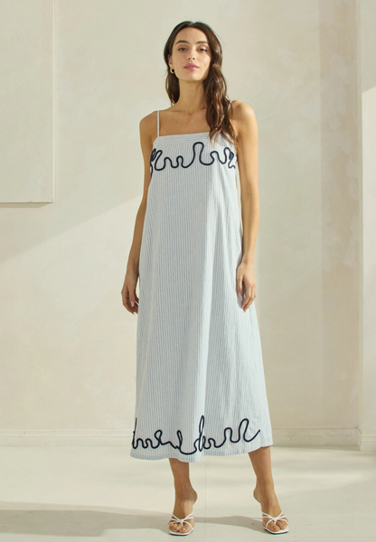 Adore You Dress -- Ivory Sky