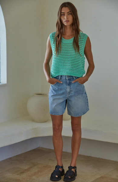 Lacey Top -- Mint