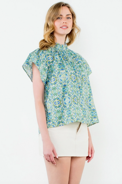 Sandra Top -- Light Blue