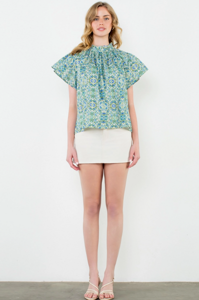 Sandra Top -- Light Blue
