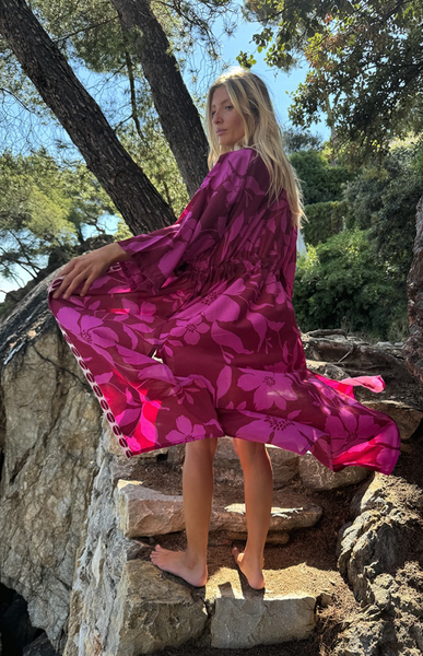 Calm Kimono -- Purple