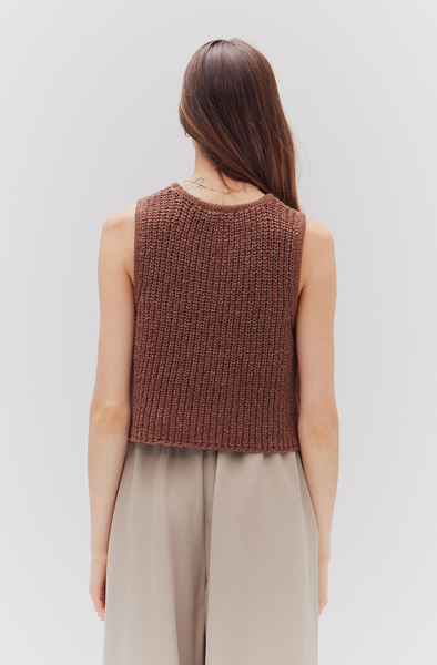 Laura Top -- Chocolate