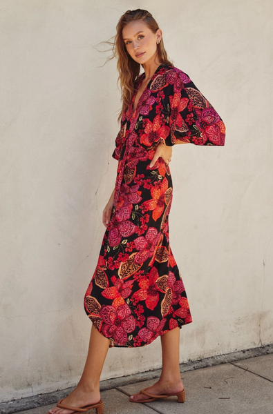 Sunset Botanic Dress