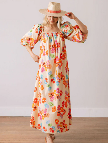 Ace Dress -- Rainbow Flower