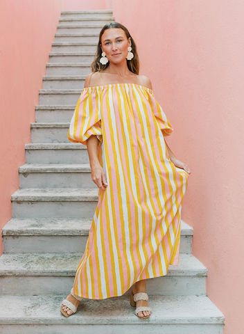 Ace Dress -- Sunkissed Stripe
