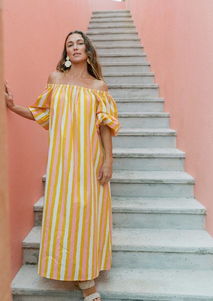 Ace Dress -- Sunkissed Stripe