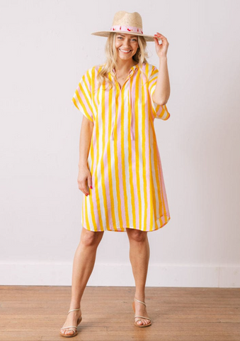 Cove Dress -- Sunkissed Stripe