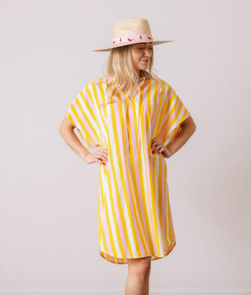 Cove Dress -- Sunkissed Stripe