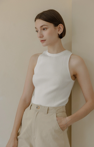 Brielle Tank -- White