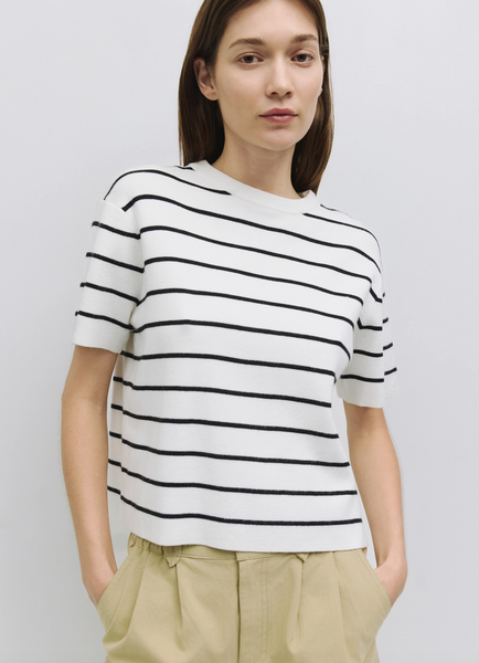 Sade Top -- White Black