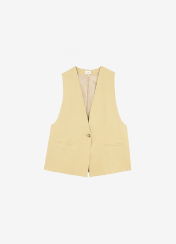 Zalia Vest -- Wheat