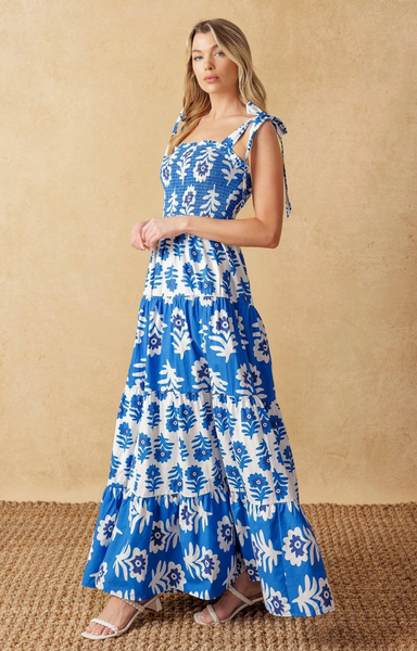 Alaina Dress -- Blue