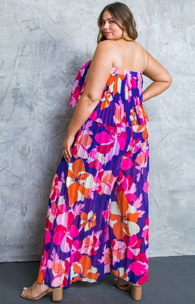 Chrissy Jumpsuit -- Purple