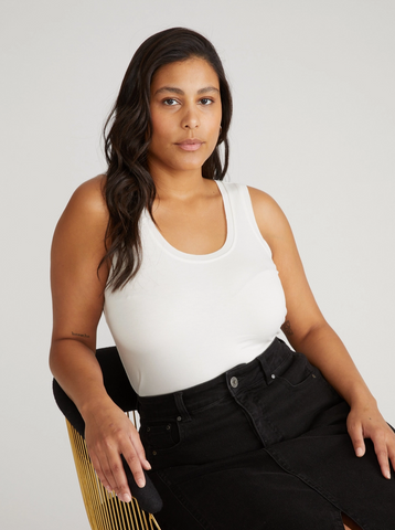 Hudson Tank -- White