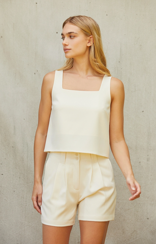 Sally Top -- Cream