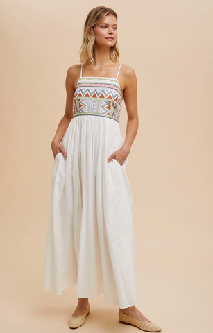 Everywhere Dress -- Off White