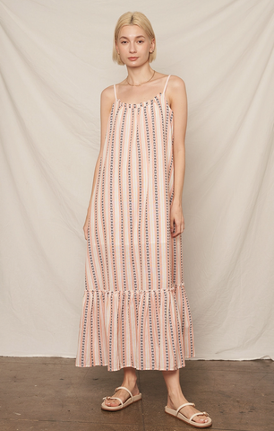 Visionary Dress -- White Peach
