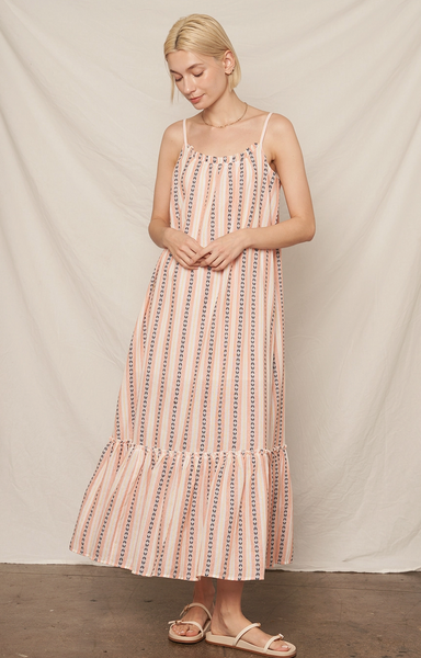 Visionary Dress -- White Peach