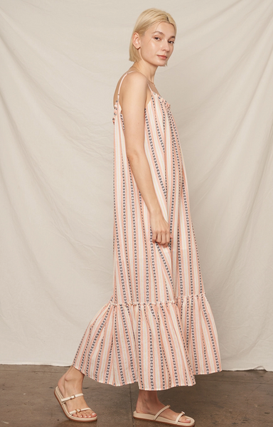 Visionary Dress -- White Peach